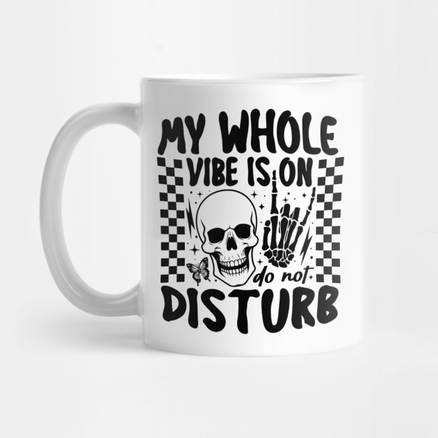 "Do Not Disturb" Skull by FlawlessSeams